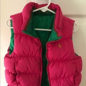 Ralph Lauren Reversible Down Puffer Vest size 5